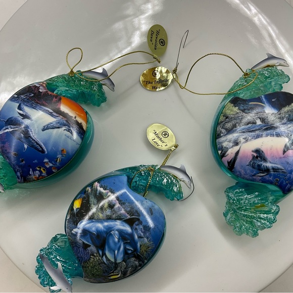 Vintage Bradford Editions Above & Below 9 Ornaments by Christian Riese Lassen - Picture 10 of 10